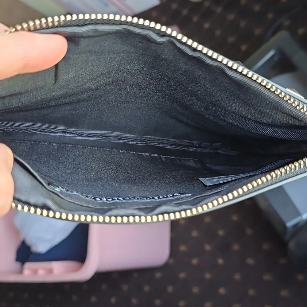 White‎ House Black Market Sunflower Pouch Wristlet - Picture 6 of 11